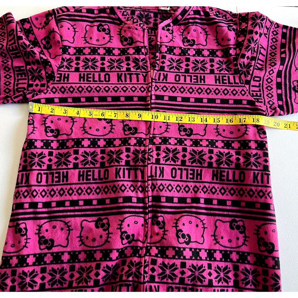 Hello Kitty Onesie Pajamas Pjs Sleepwear Women La… - image 5
